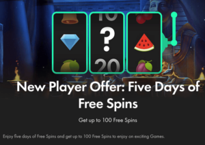 bet365™ Games Offer  New Player Offer: Five Days of Free Spins