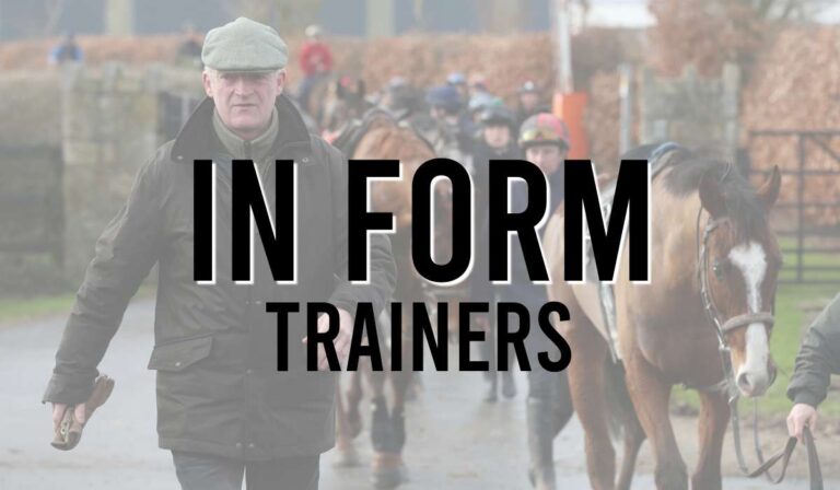 In Form Trainers - Horse Racing Trainer Form Table